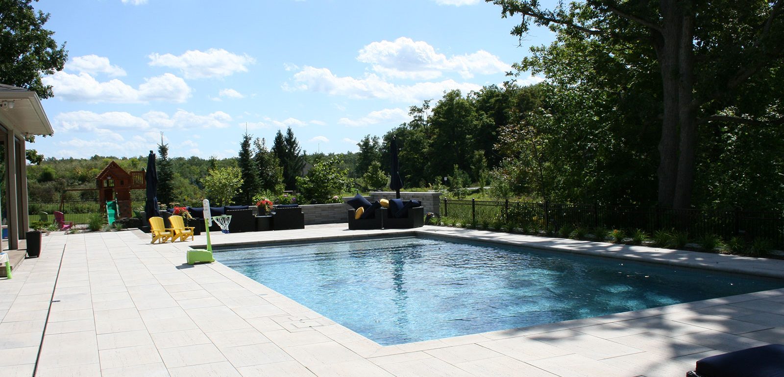 Concrete and Tile Custom Pool