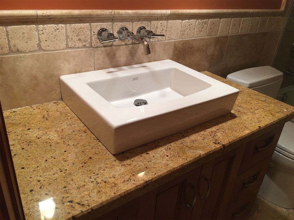 Grohe wall mount bathroom faucet American Standard sink