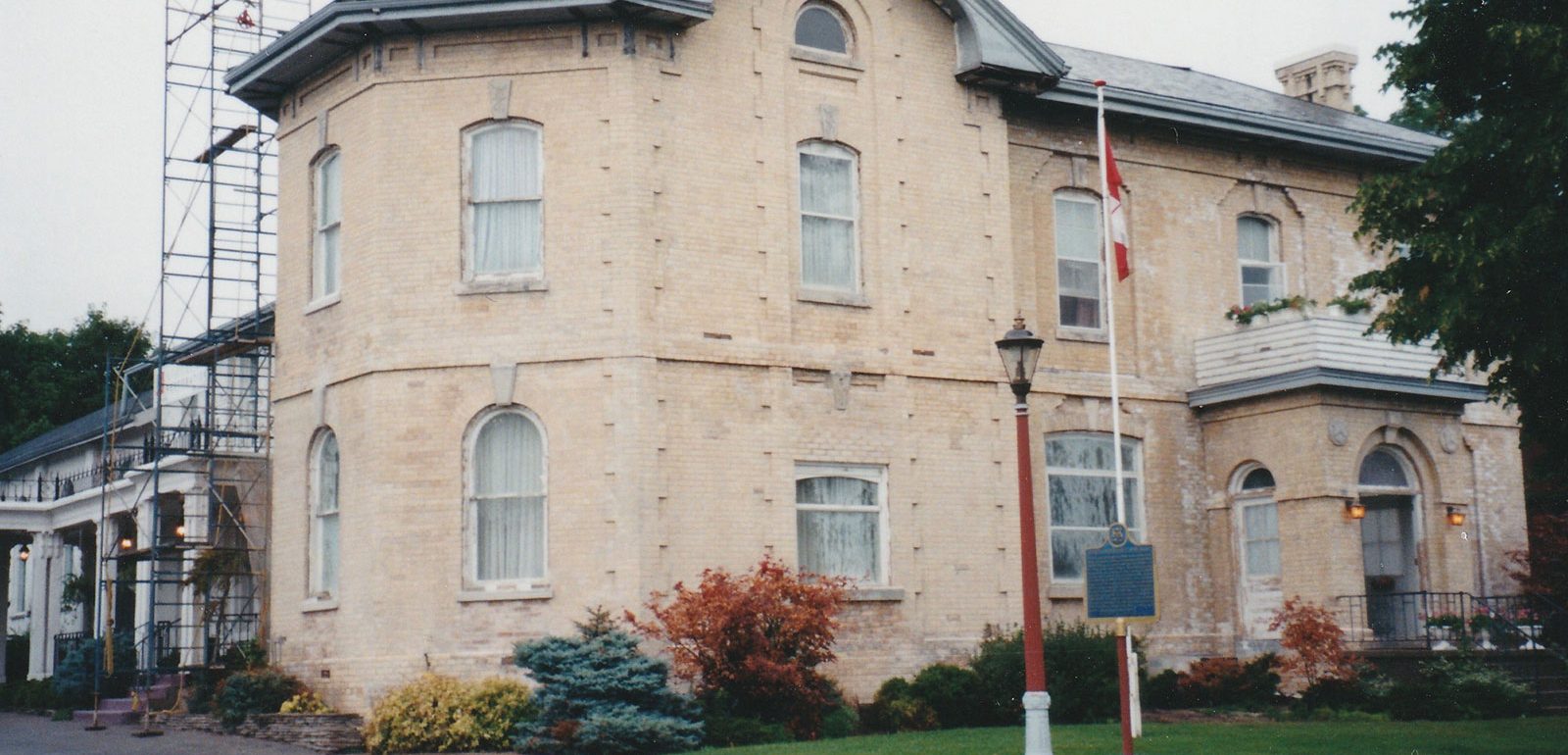 Heritage Building Restoration after Paint Removal from facade