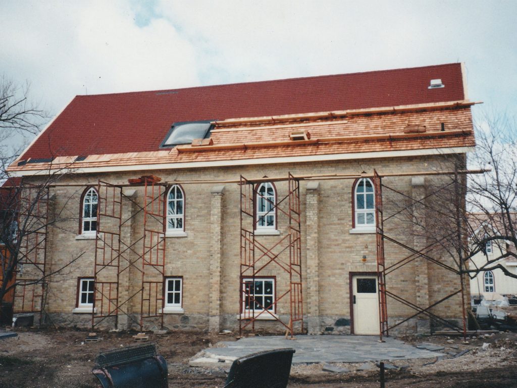 St. Pauls Church Restoration windows brick and sills